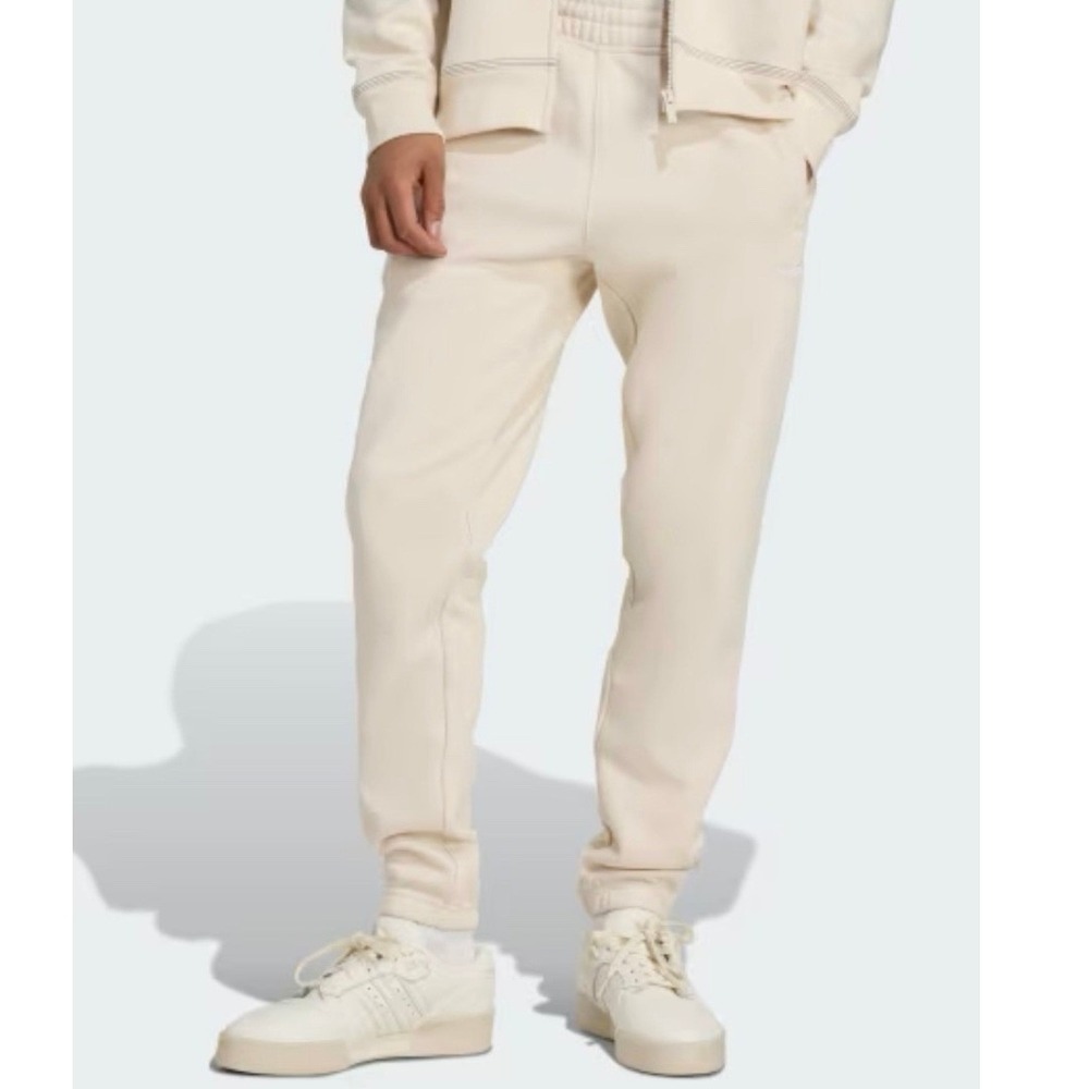 Adidas Essentials Sweatpants Cream Beige Mens Size 2XLT Joggers Lounge Pants NWT